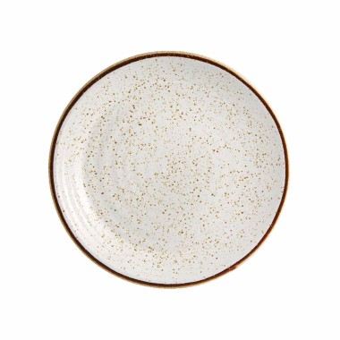 Prato Fundo Rustic Blend Branco 900ml 28X4cm