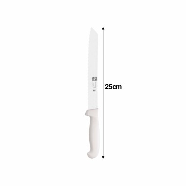 Faca Pão Icel Cabo Branco 25cm