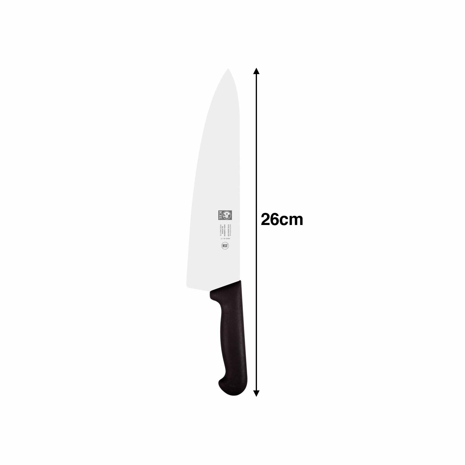 Faca Chefe Icel Cabo Preto