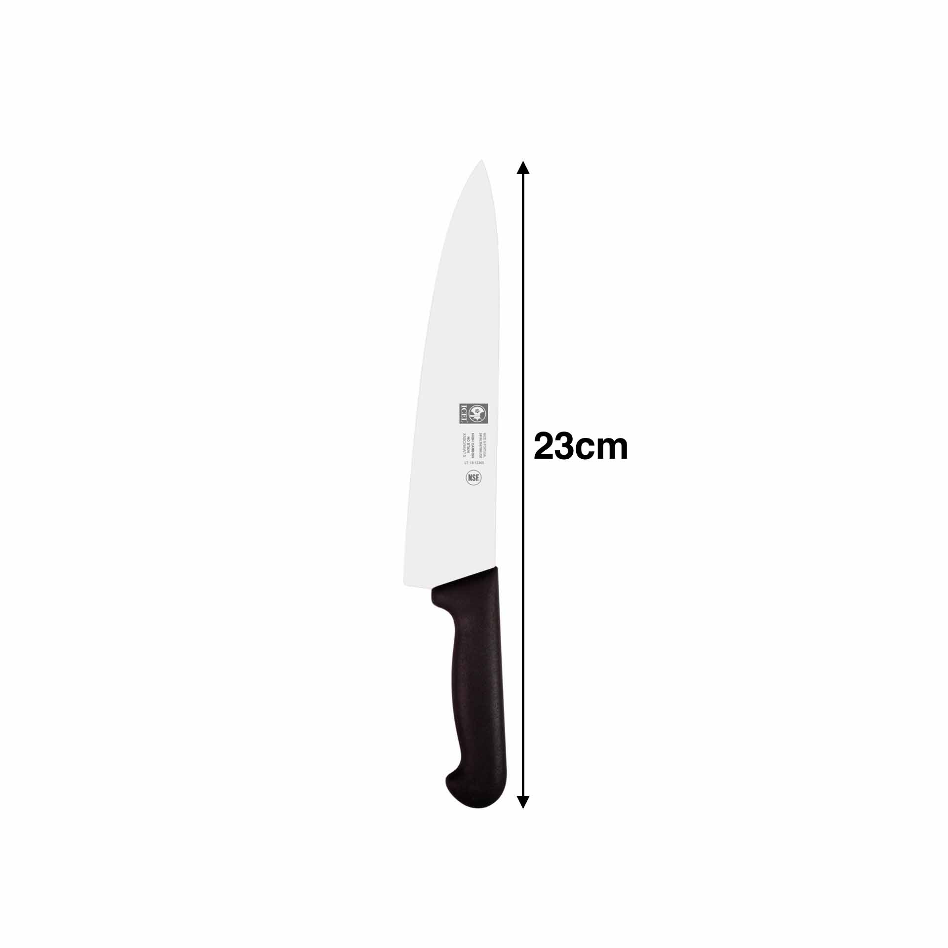 Faca Chefe Icel Cabo Preto