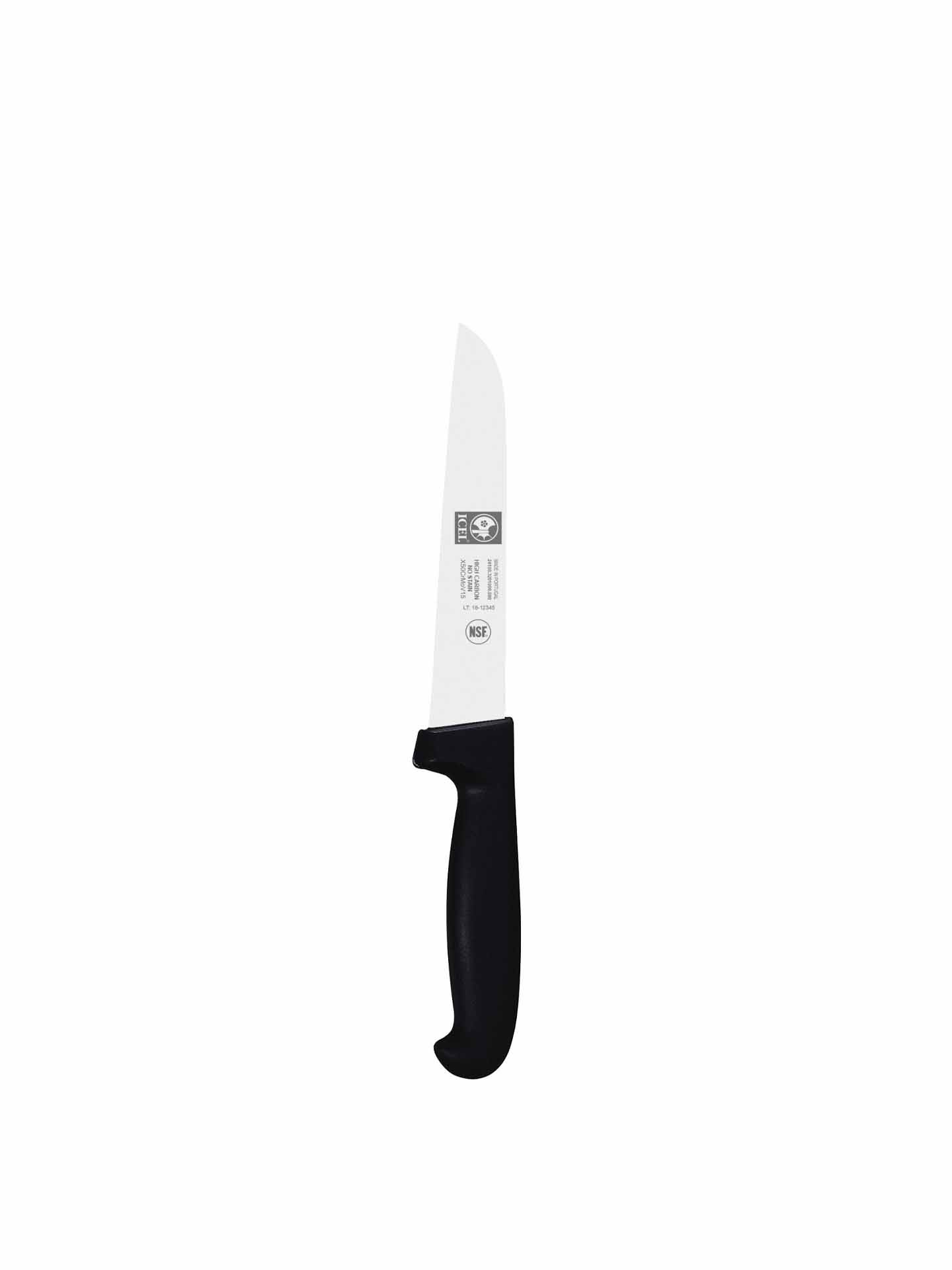 Faca Vegetais Icel Cabo Preto 8CM