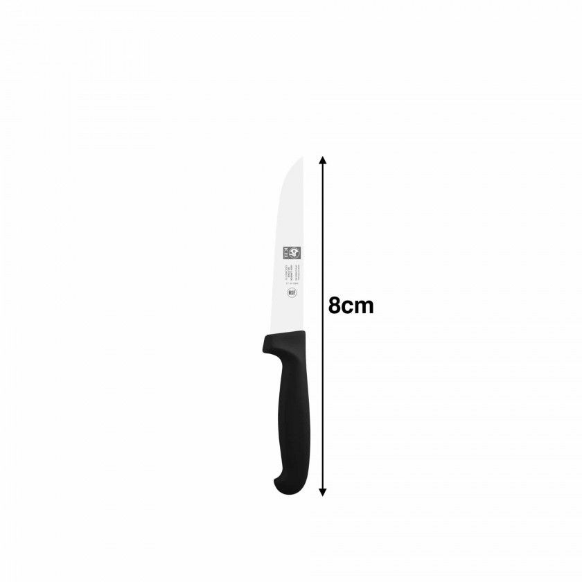 Faca Legumes Icel Cabo Preto 8CM