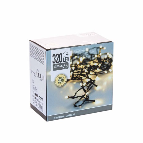 Grinalda Natal 320Led 24M Luz Quente 24m - Image product