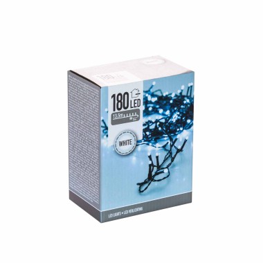Grinalda Natal 180Led Luz Quente 13.5m