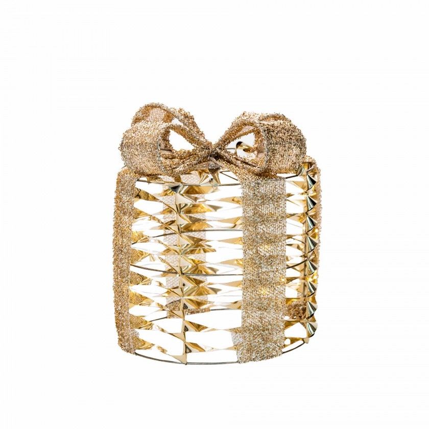 Presente Natal Luz Quente 45Led 23cm Presente Natal Luz Quente 45Led 23cm