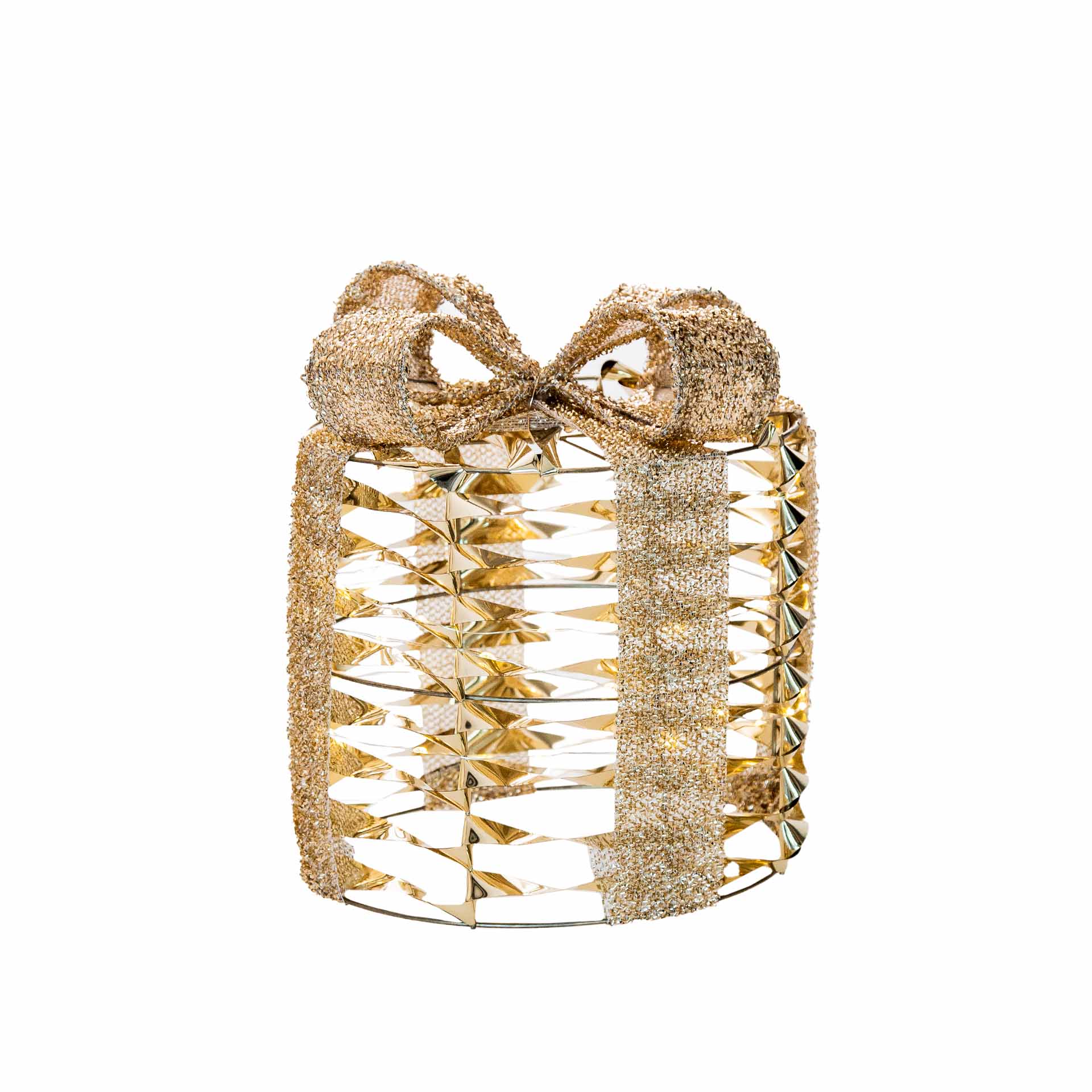 Presente Natal Luz Quente 45Led 23cm