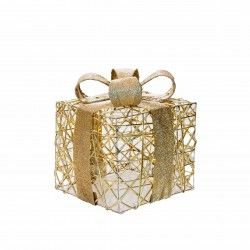 Presente Natal Luz Quente 30Led 23cm