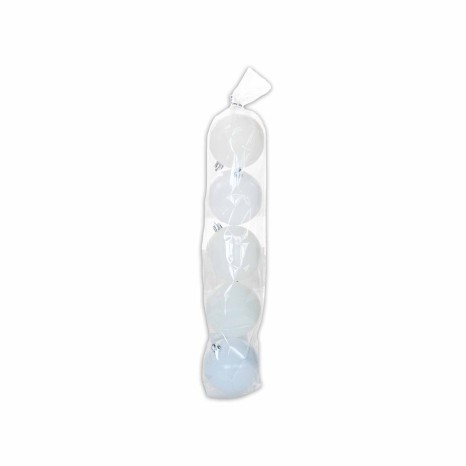Bola Natal Branco 8cm Pack 5 - Image product