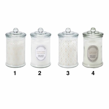 Frasco Vidro Vela Perfumada 7X14cm