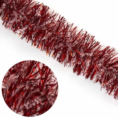 Fest�o Neve Vermelho 7X180cm