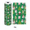 Bobine Papel Embrulho Fantasia Natal 4.5kg 62cm Bobine Papel Embrulho Fantasia Natal 4.5kg 62cm