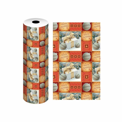 Bobine Papel Embrulho Celuloso Natal 4.5Kg 62cm - Image product