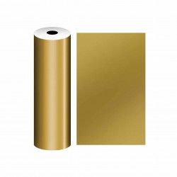 Bobine Papel Embrulho Celuloso Dourado 4.5Kg 62cm