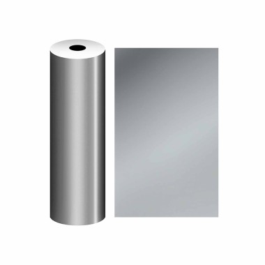 Bobine Papel Embrulho Celuloso Prata 4.5Kg 62cm
