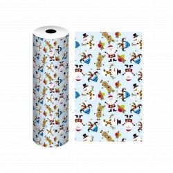 Bobine Papel Embrulho Celuloso Natal 4.5Kg 62cm Bobine Papel Embrulho Celuloso Natal 4.5Kg 62cm