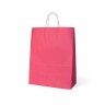 Saco Papel Asa Retorcida Rosa Bebé 32X14X40cm Saco Papel Asa Retorcida Rosa Bebé 32X14X40cm