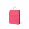Saco Papel Asa Retorcida Rosa Beb� 18X8X24cm