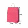 Saco Papel Asa Retorcida Rosa Beb� 18X8X24cm