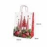 Saco Papel Asa Retorcida Natal Cones 18X8X24cm Saco Papel Asa Retorcida Natal Cones 18X8X24cm