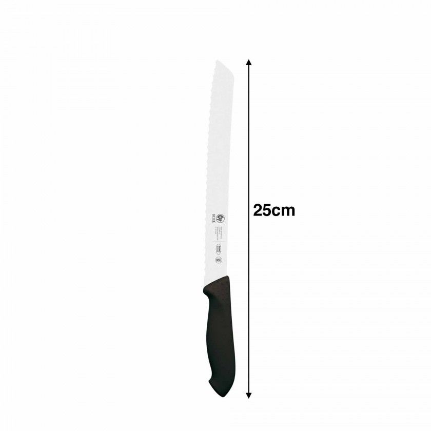 Faca Pão Preto 25cm Faca Pão Preto 25cm