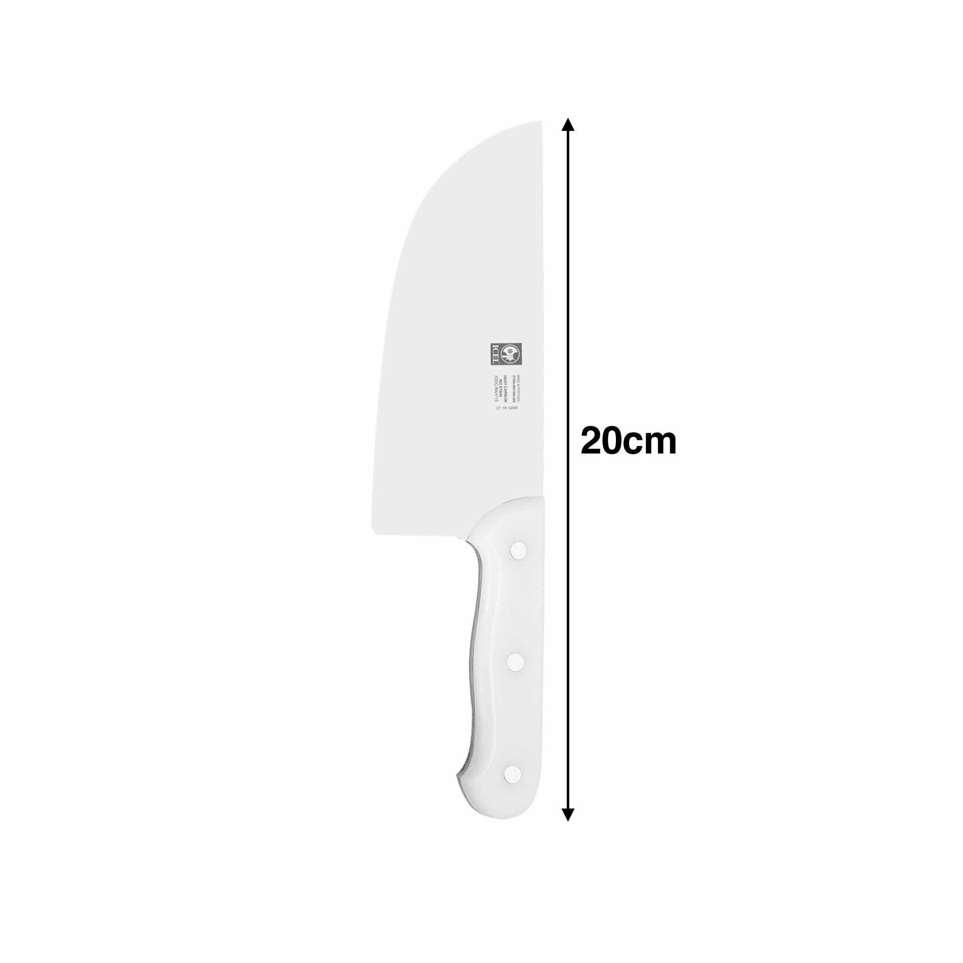 Cutelo Branco 700gr 20cm