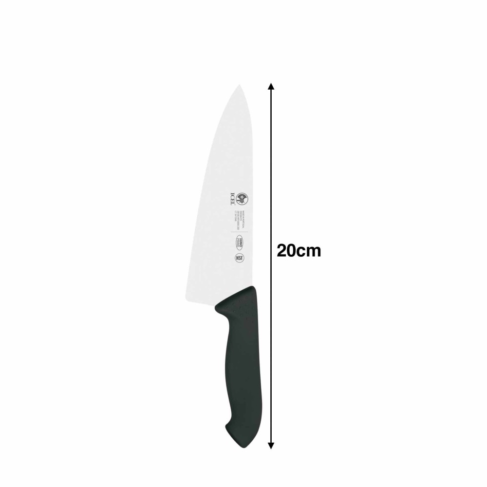 Faca Chefe Preto 20cm