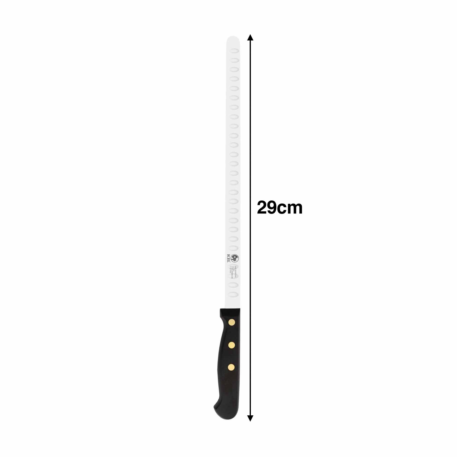 Faca Presunto Alvéolos Preto 29cm