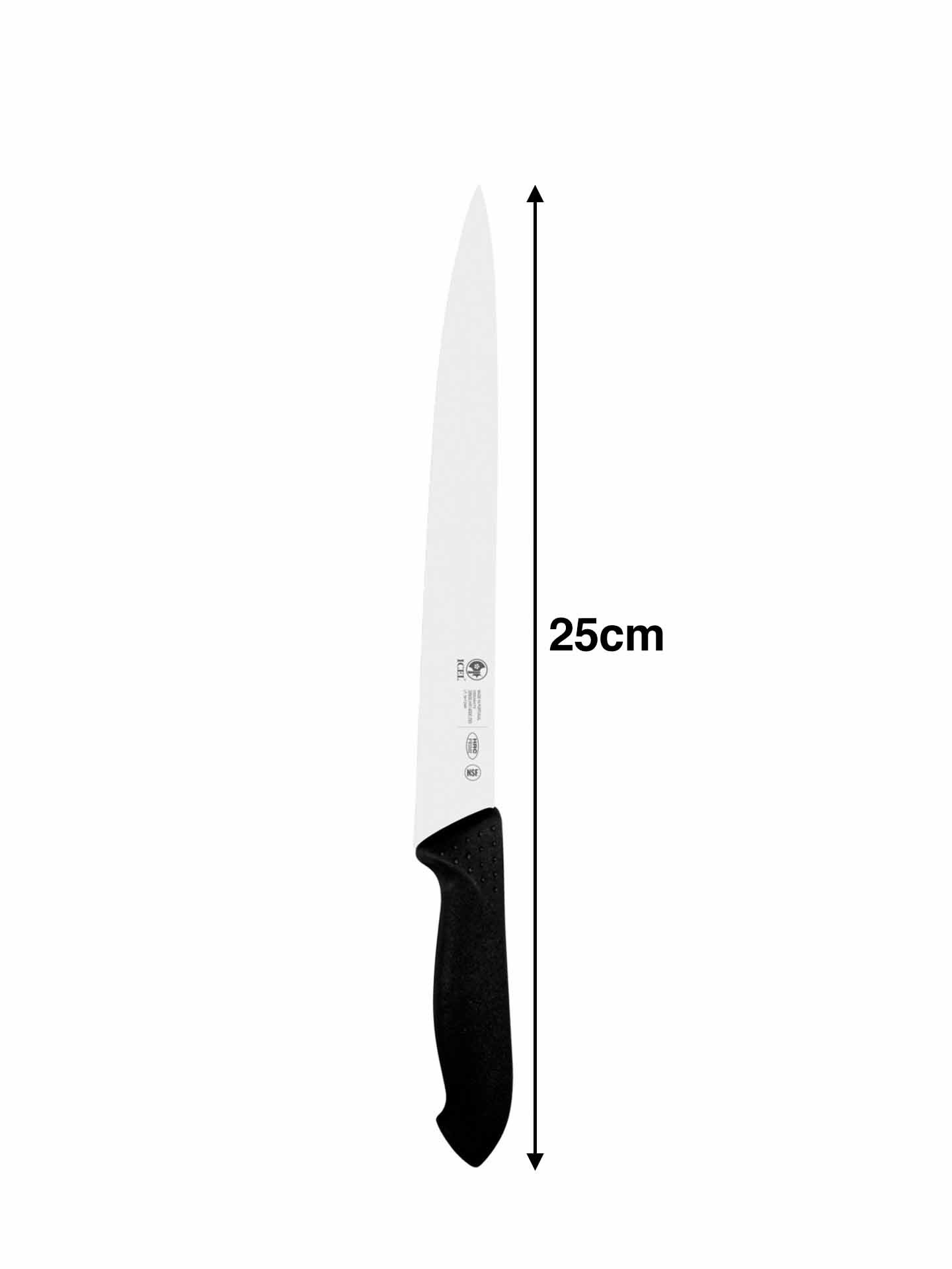 Faca Trinchar Preto 25cm