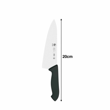Faca Chefe Preto 20cm