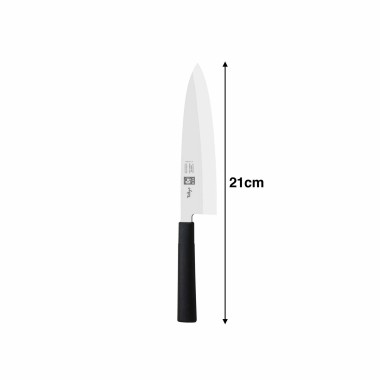 Faca Japonesa Deba Preto 21cm