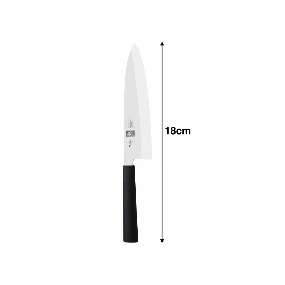 Faca Japonesa Deba Preto 18cm