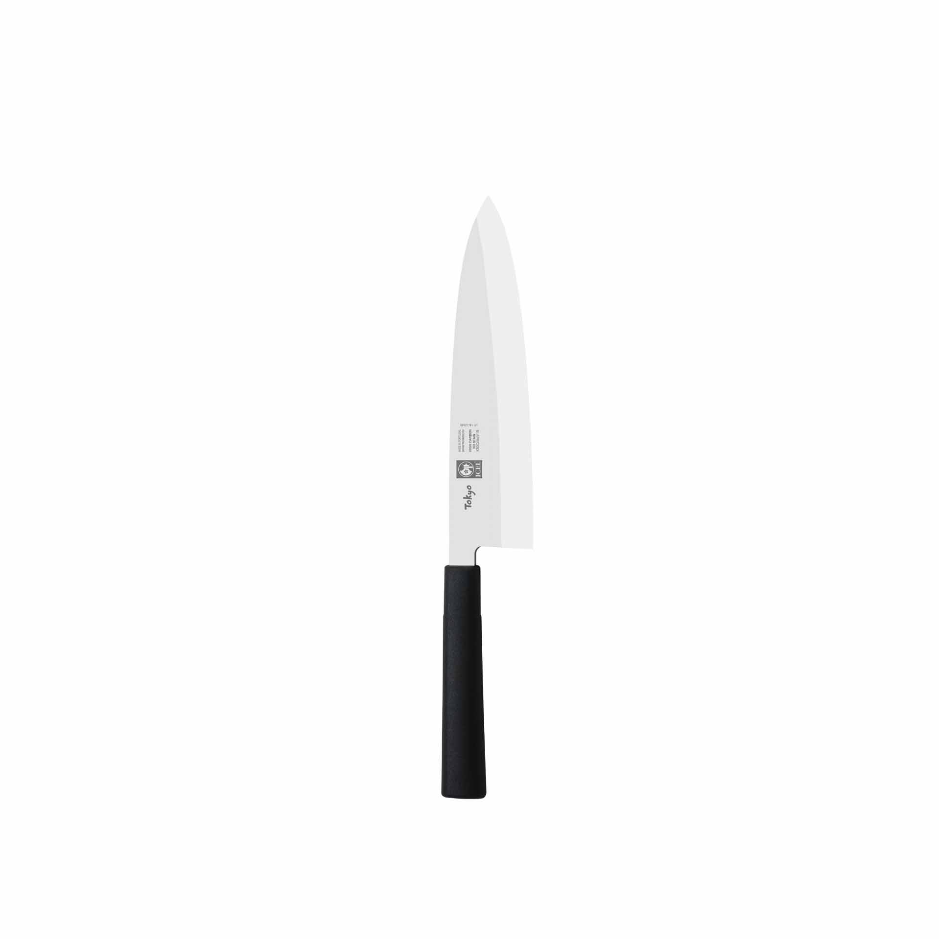 Faca Japonesa Deba Preto 21cm