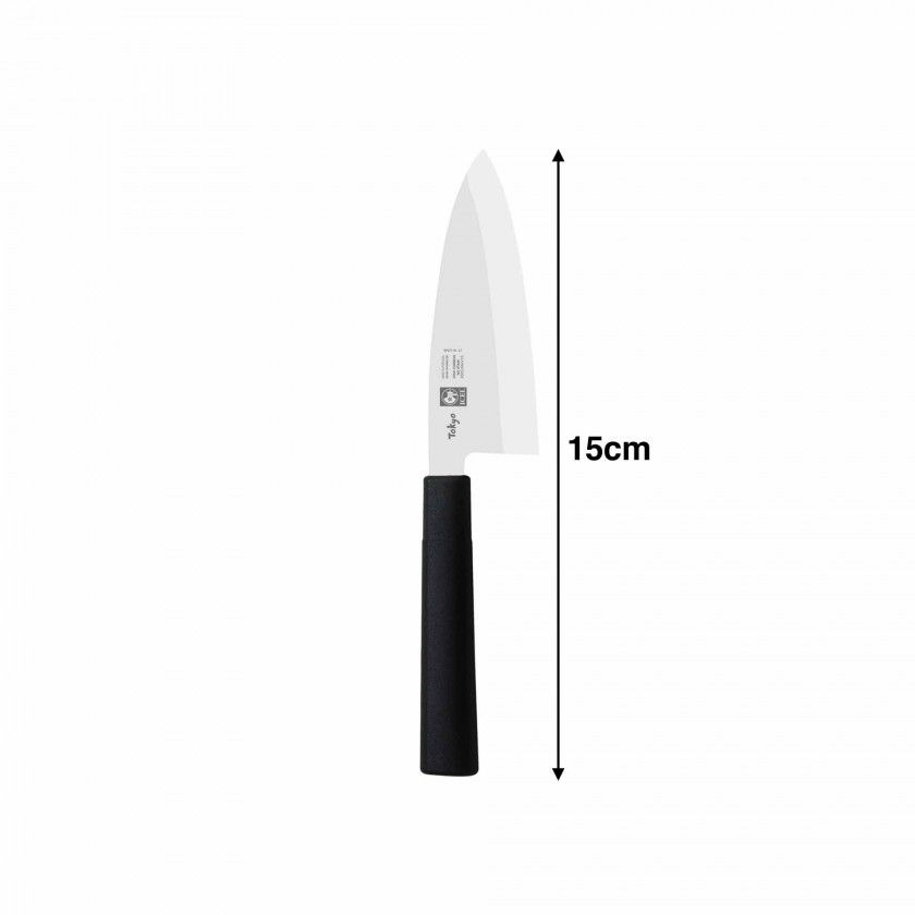 Faca Japonesa Deba Preto 15cm Faca Japonesa Deba Preto 15cm