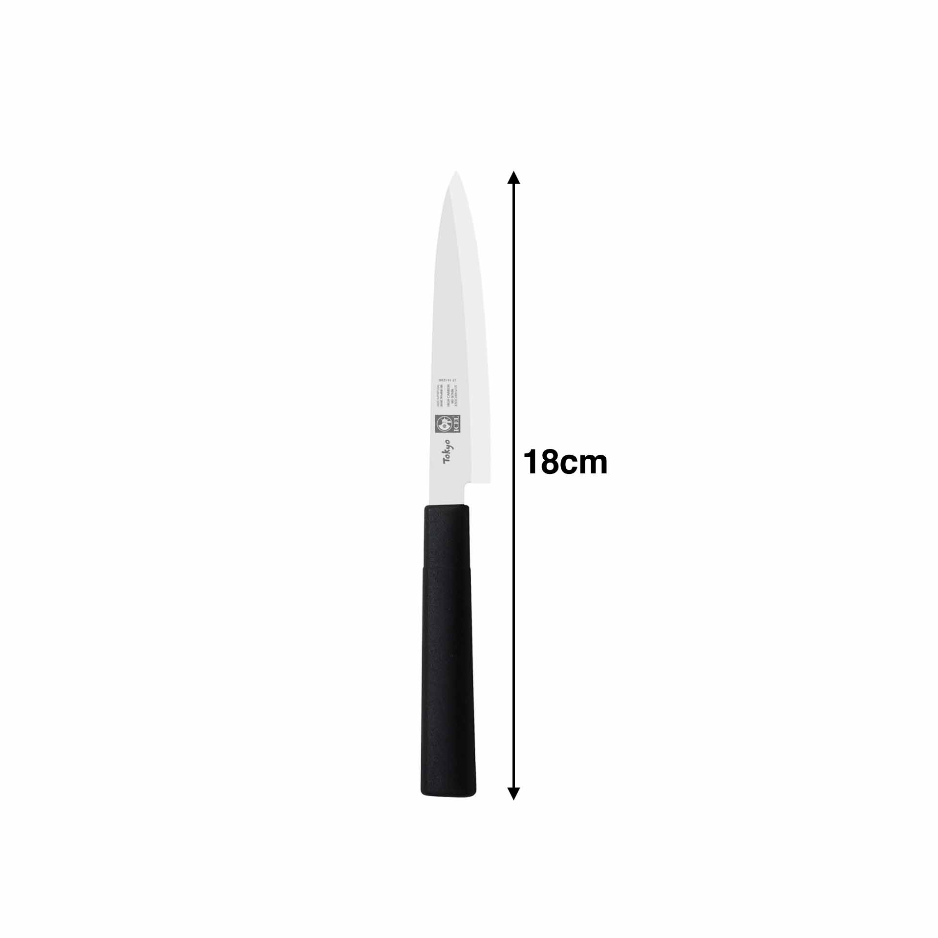 Faca Japonesa Yanagiba Preto 18cm