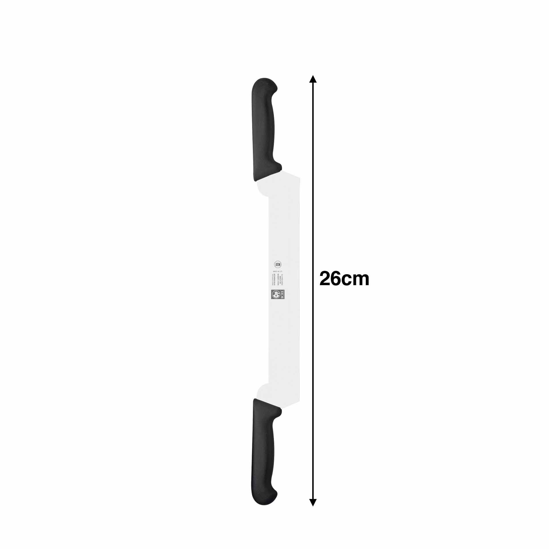 Faca Queijo Preto 26cm