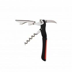 Saca Rolhas Alavanca 2 Passos Preto/Vermelho