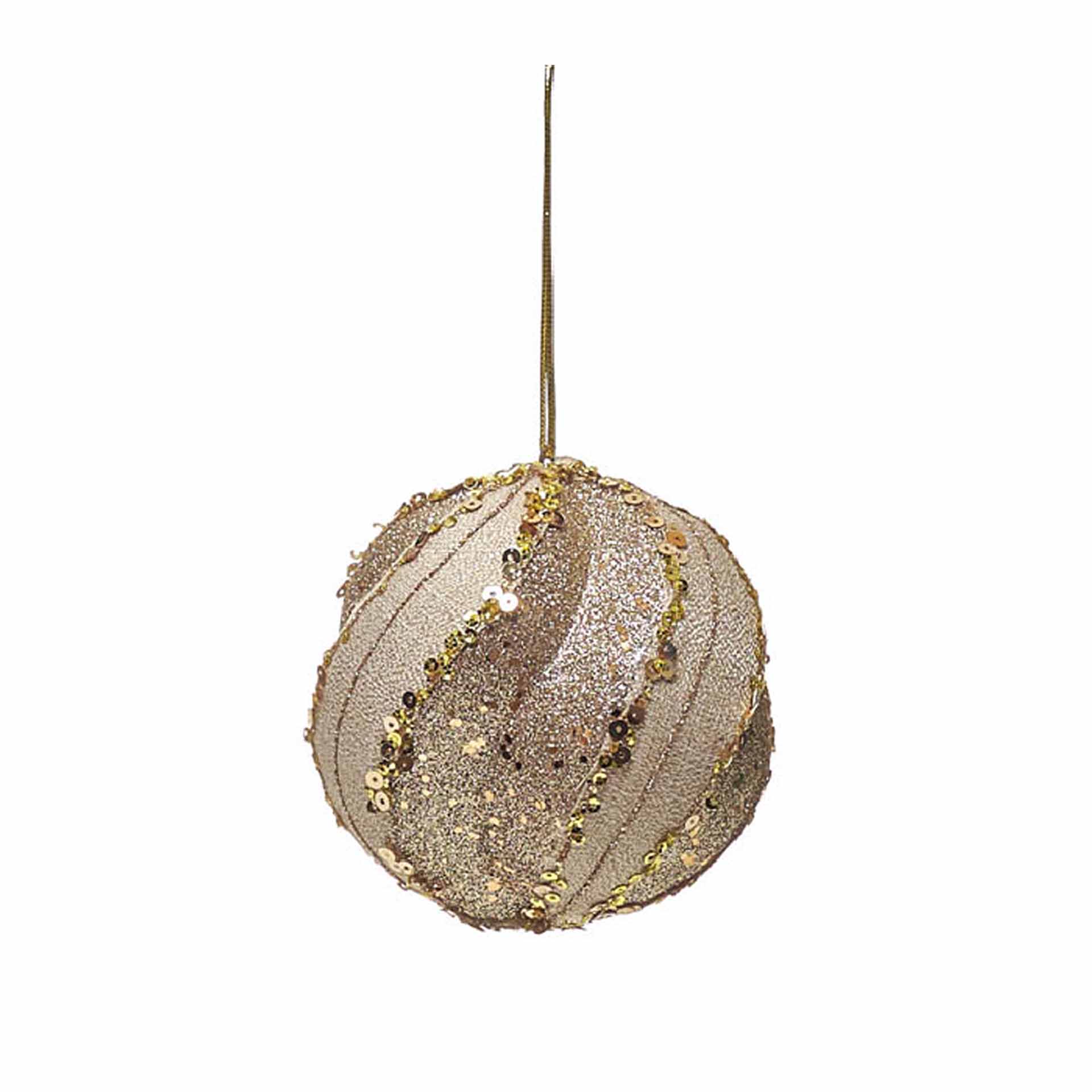 Bola Natal Com Lantejoulas 11cm