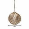 Bola Natal Com Lantejoulas 9cm Bola Natal Com Lantejoulas 9cm