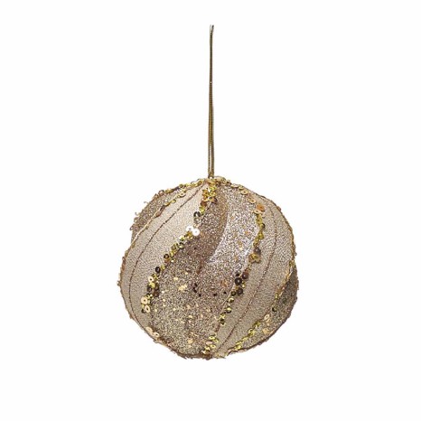 Bola Natal Com Lantejoulas 11cm - Image product