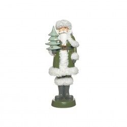 Pai Natal Poliresina Verde 13.5X11X37cm Pai Natal Poliresina Verde 13.5X11X37cm