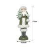Pai Natal Poliresina Verde 13.5X11X37cm Pai Natal Poliresina Verde 13.5X11X37cm