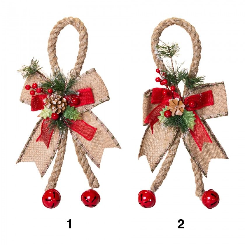 Corda Natal Com Laço E Guizos Corda Natal Com Laço E Guizos