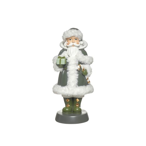 Pai Natal Poliresina Verde 12.5X13X32cm - Image product