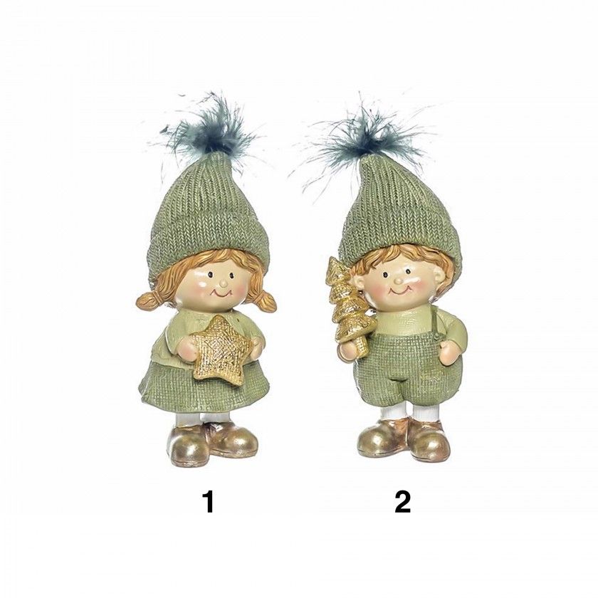 Criança Poliresina 7X6X16cm Criança Poliresina 7X6X16cm