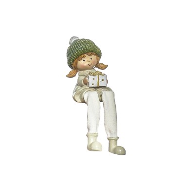 Menina Poliresina 7X5X16cm