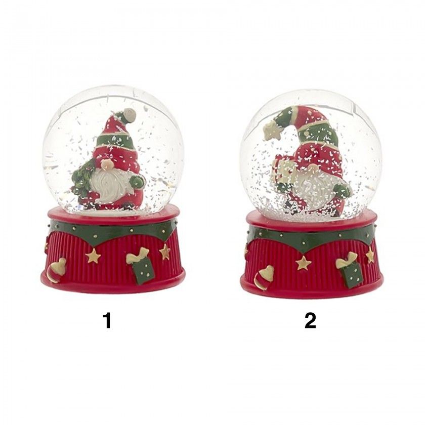 Globo de Neve Gnomo 7X7X9cm