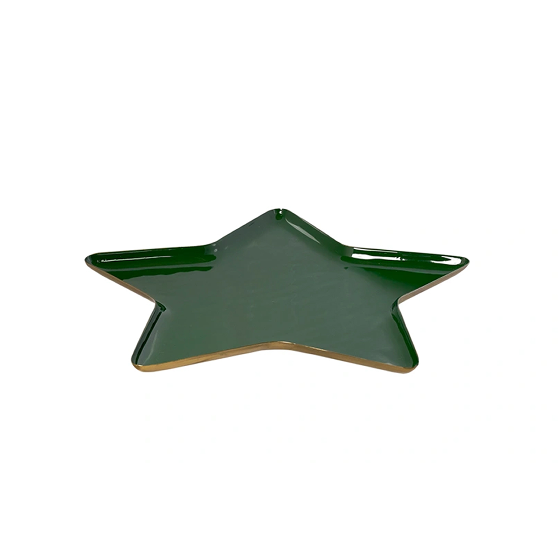 Prato Metal Lacado Estrela 24.5X20.5cm