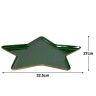 Prato Metal Lacado Estrela 32.5X27cm