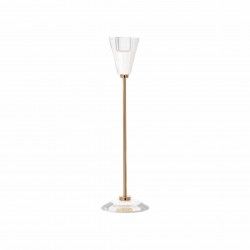 Casti�al Metal e Vidro 8X8X28cm