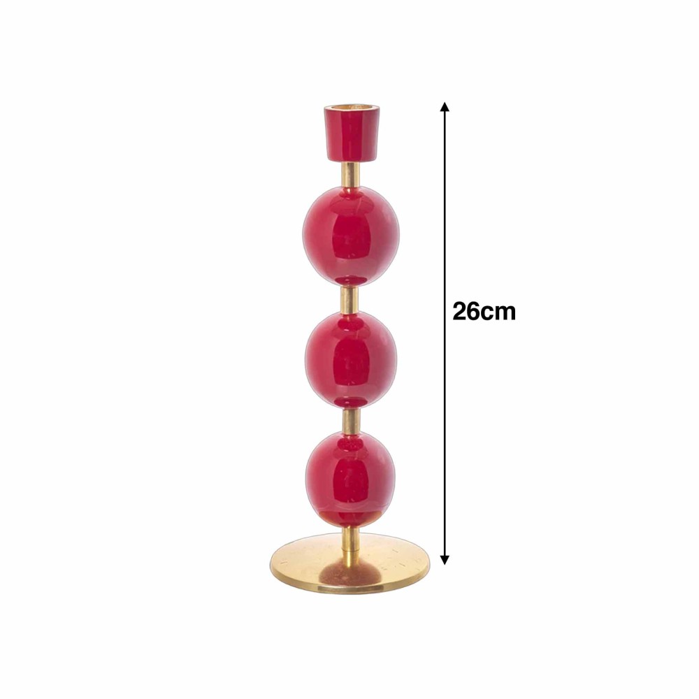 Castiçal Metal Lacado 26cm